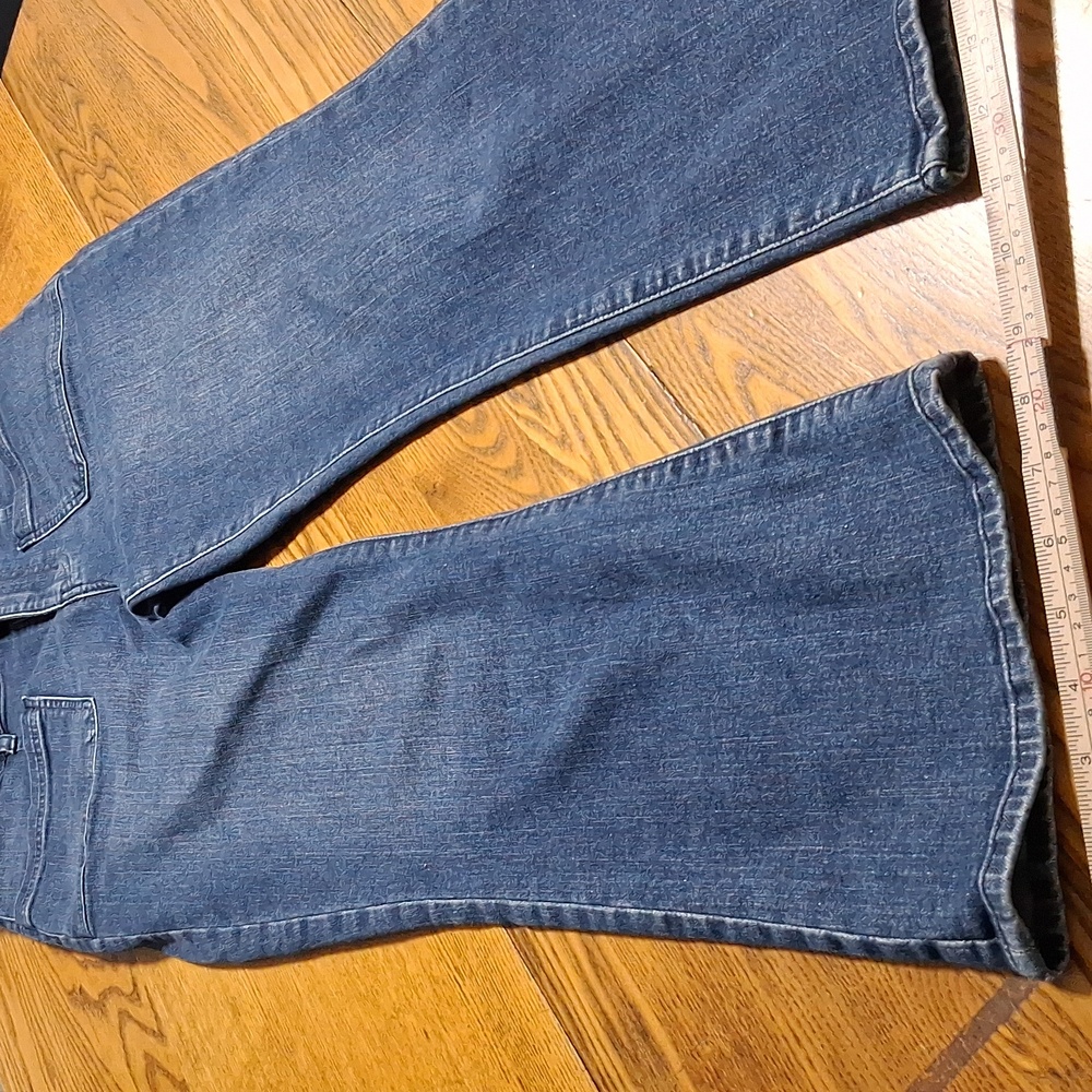 FRAME Jeans Womens 30 BLUE  BOOT Denim Preowned Cut BOOTCUT Cowboy Western Used - Picture 3 of 8